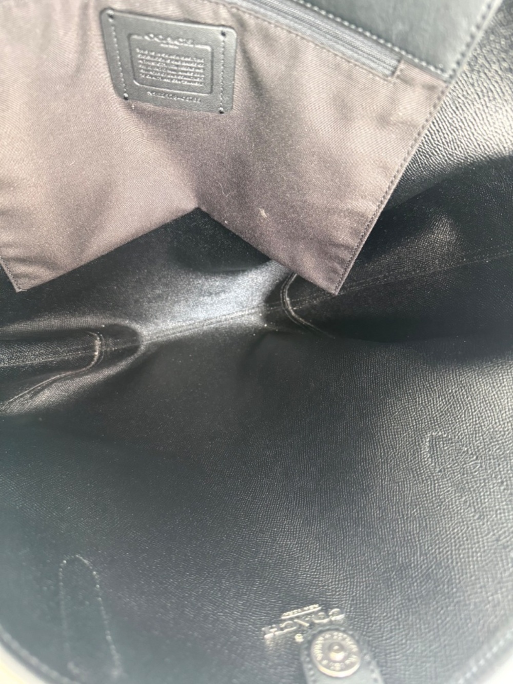 Coach City Tote in Signature Canvas with Vintage Rose Floral Print - Picture 11 of 13